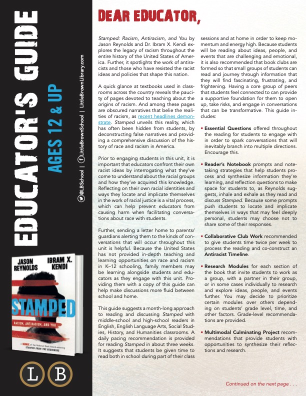 Educators Guide Educator Guides | Dr. Sonja Cherry-PaulDr. Sonja Cherry-Paul